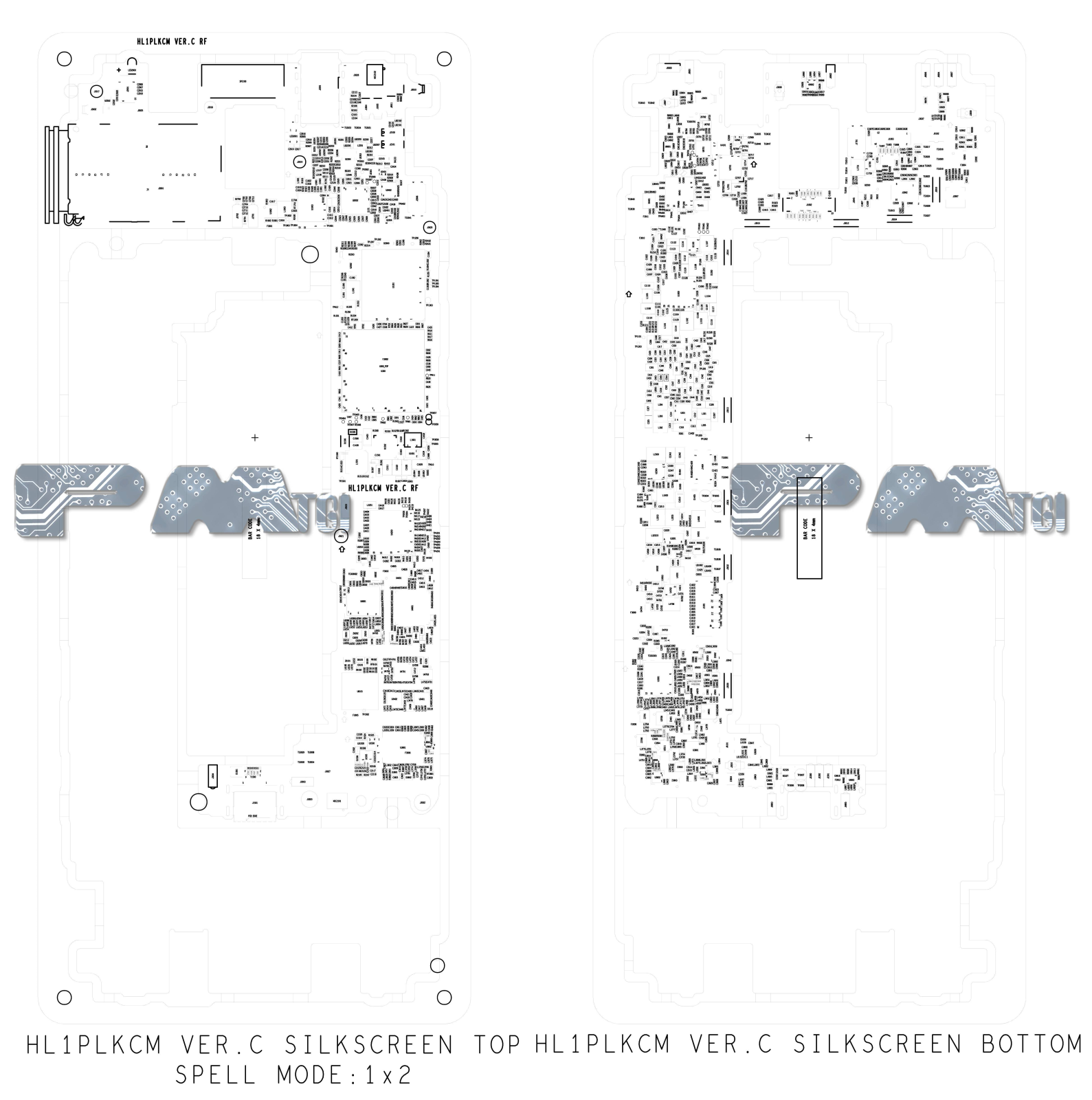 Huawei HL1PLKCM Layout Diagram