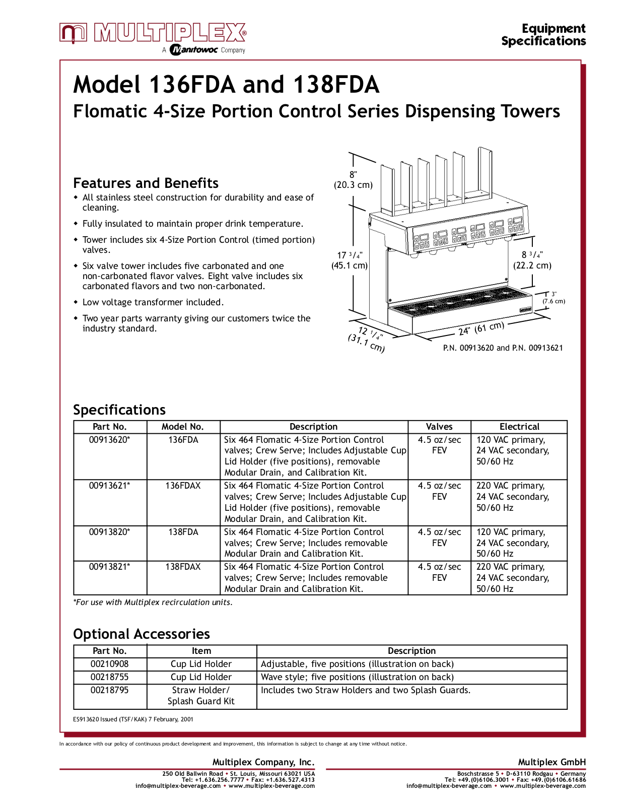 Multiplex 136FDA User Manual