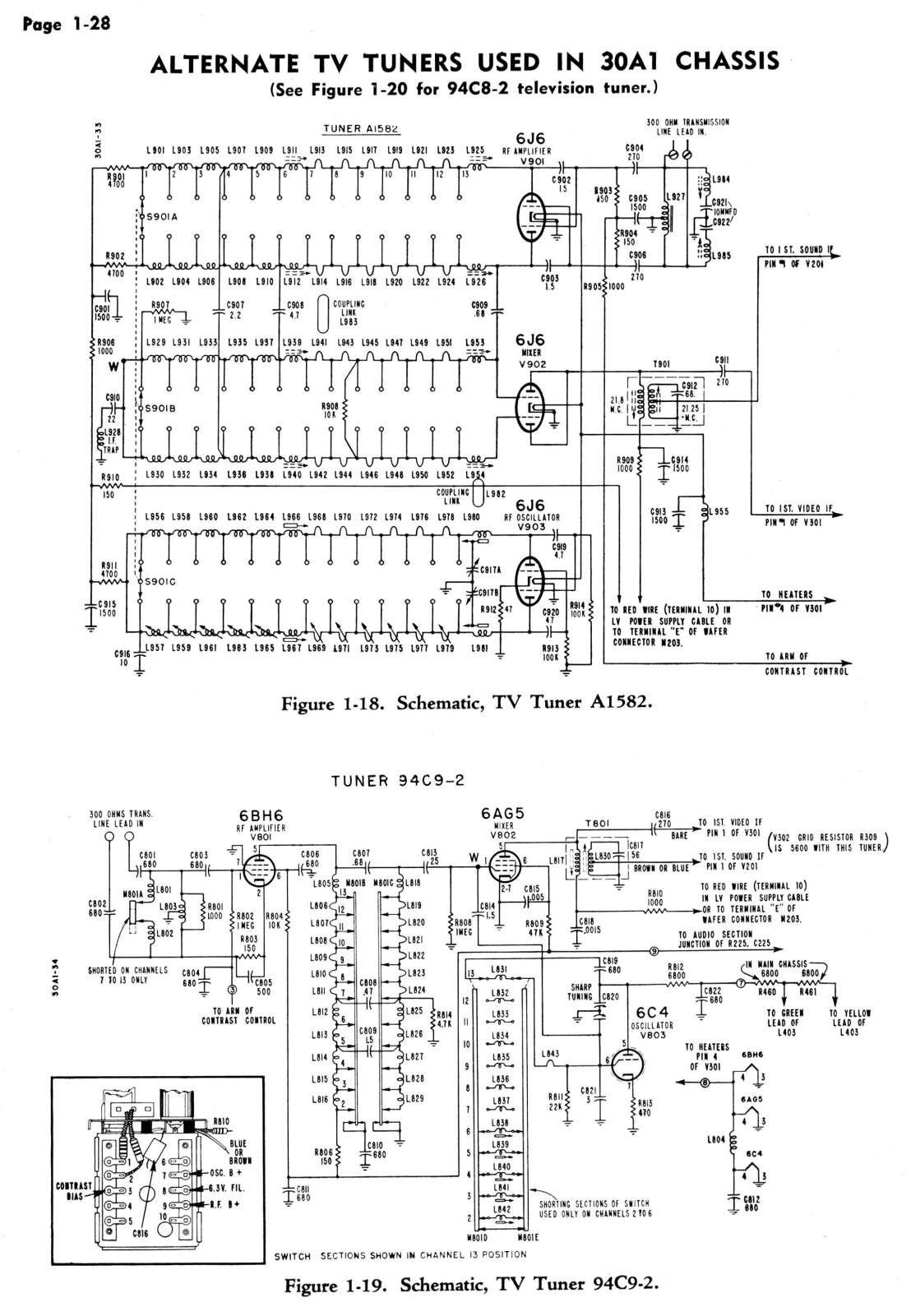 Admiral 30A1-B1-C1 Schematic