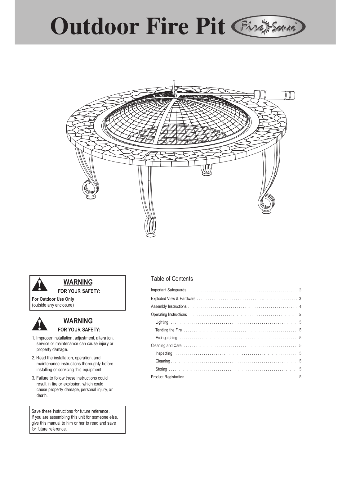 Well Traveled Living 2115 User Manual