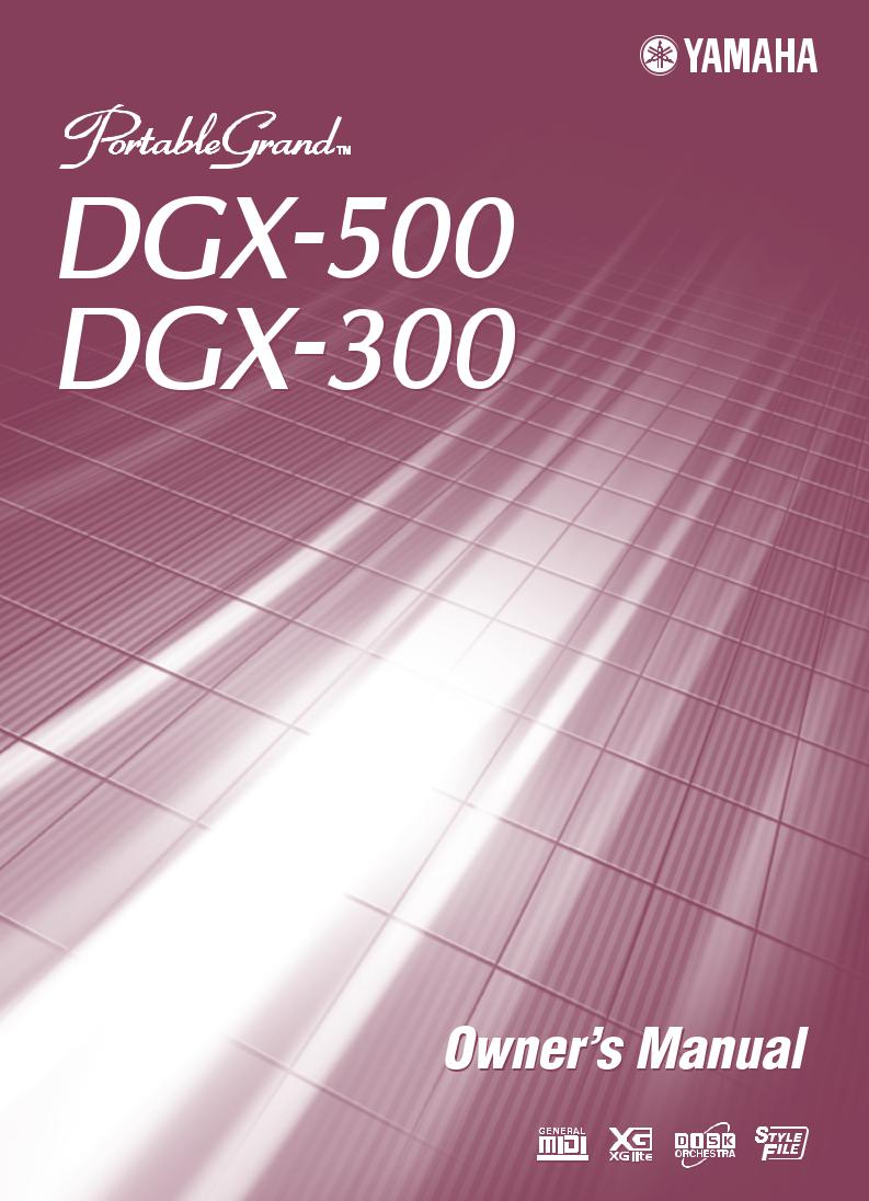 Yamaha DGX-500 User Manual