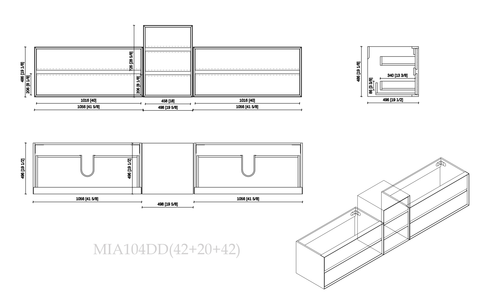 Better Vanity BGTE1227 Dimensions - ManualMachine.com