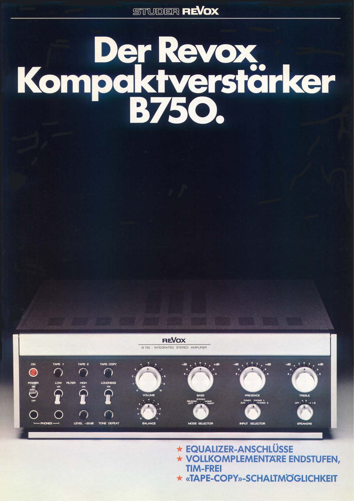 Revox B-750 Brochure