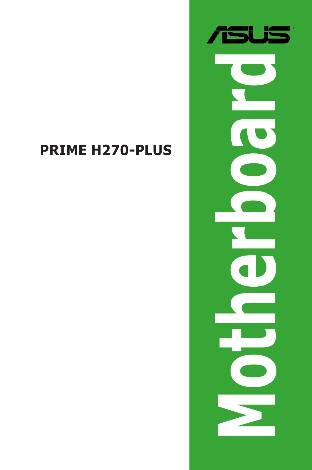 ASUS Prime H270-Plus operation manual