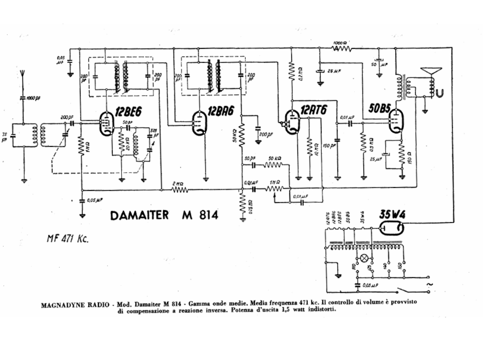 Damaiter m814 schematic