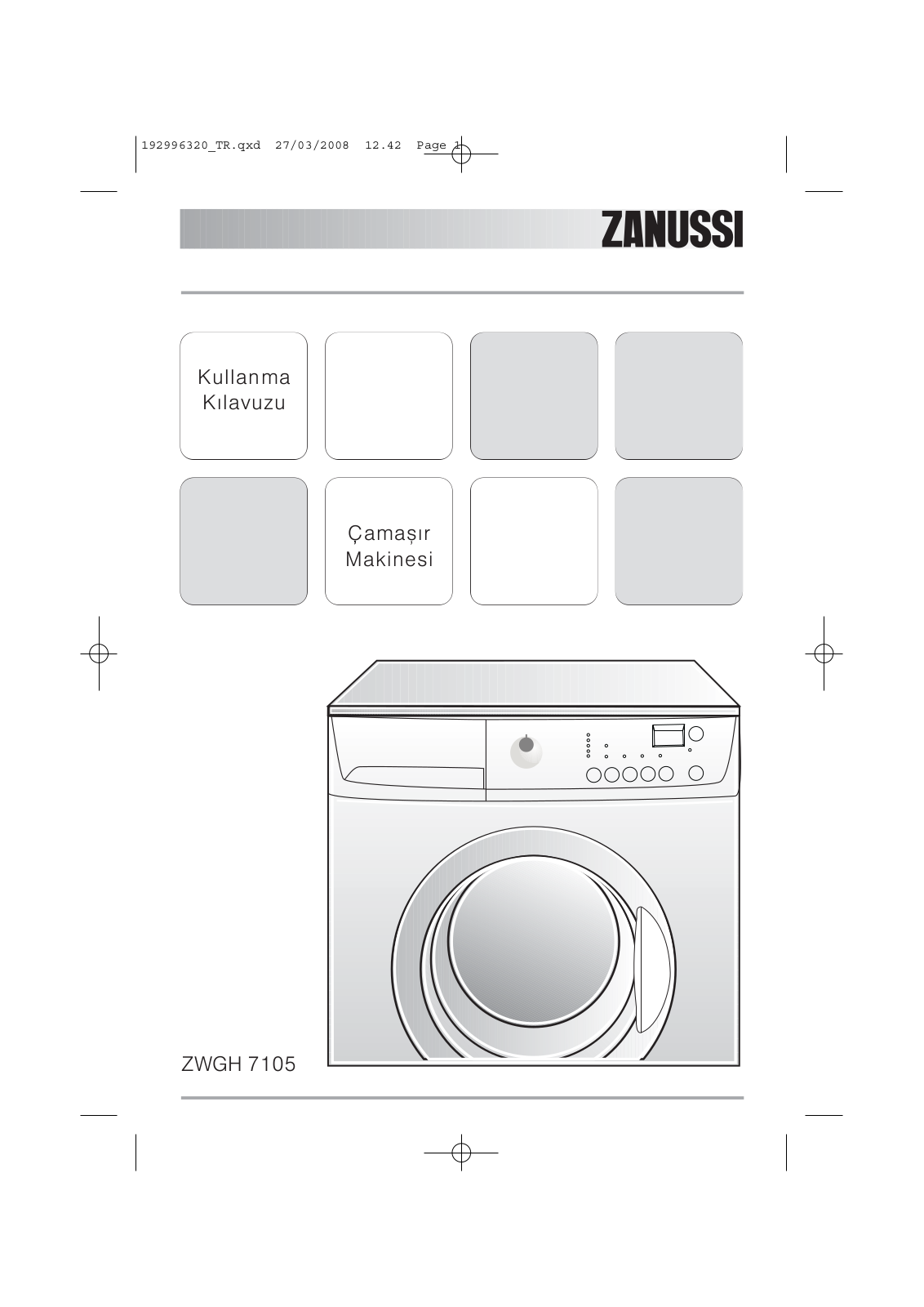 Zanussi ZWGH7105 User Manual