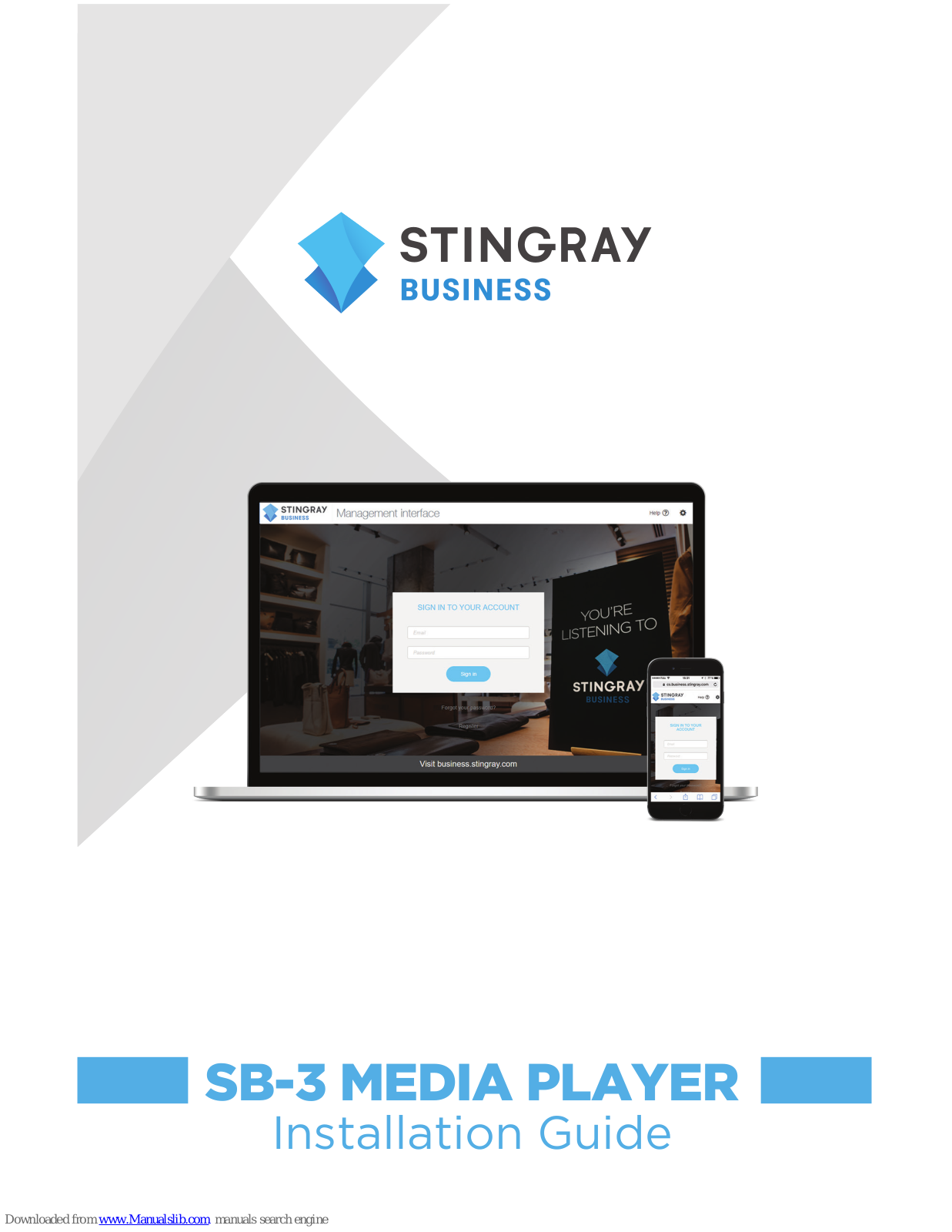 Stingray SB-3 Installation Manual - ManualMachine.com