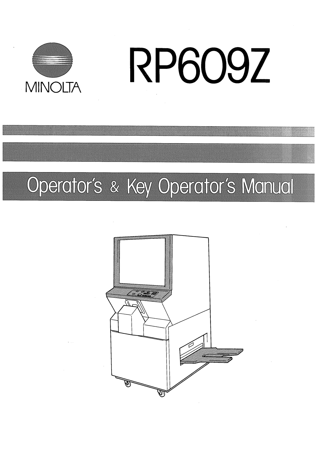 Konica Minolta RP609Z User Manual