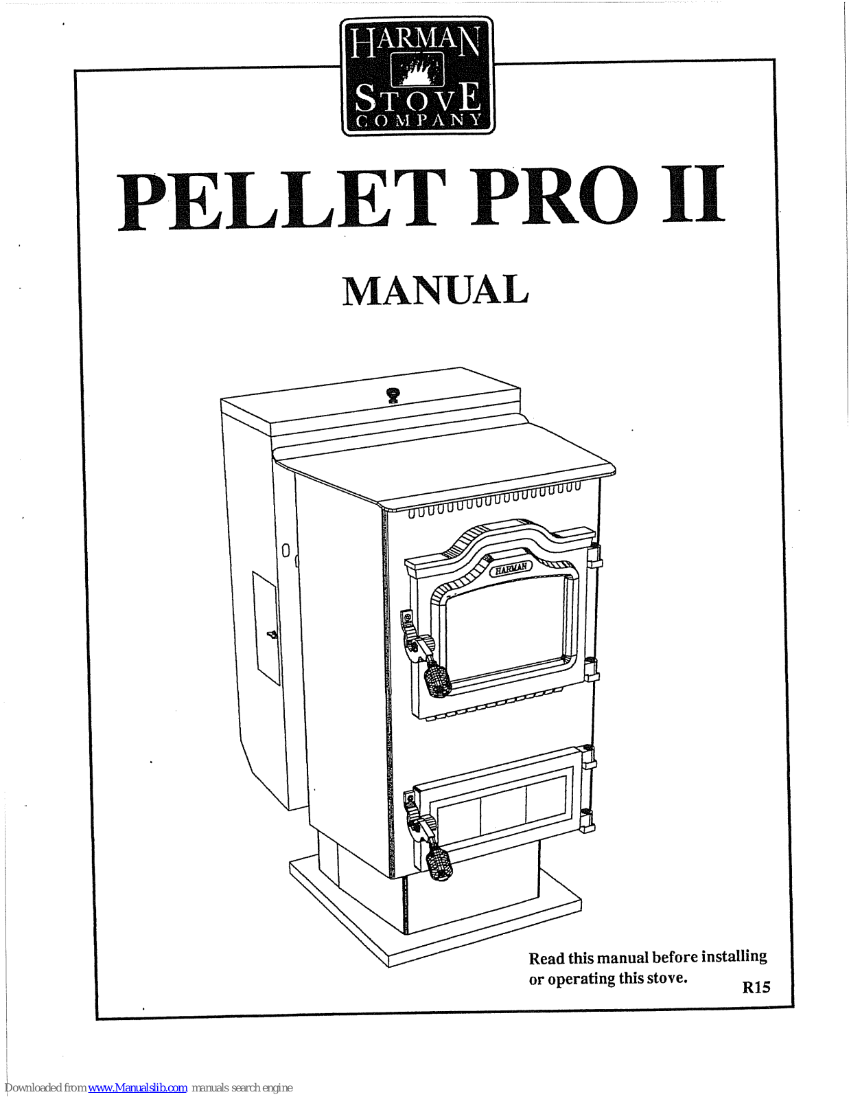 Harman Stove Company Pellet Pro II User Manual