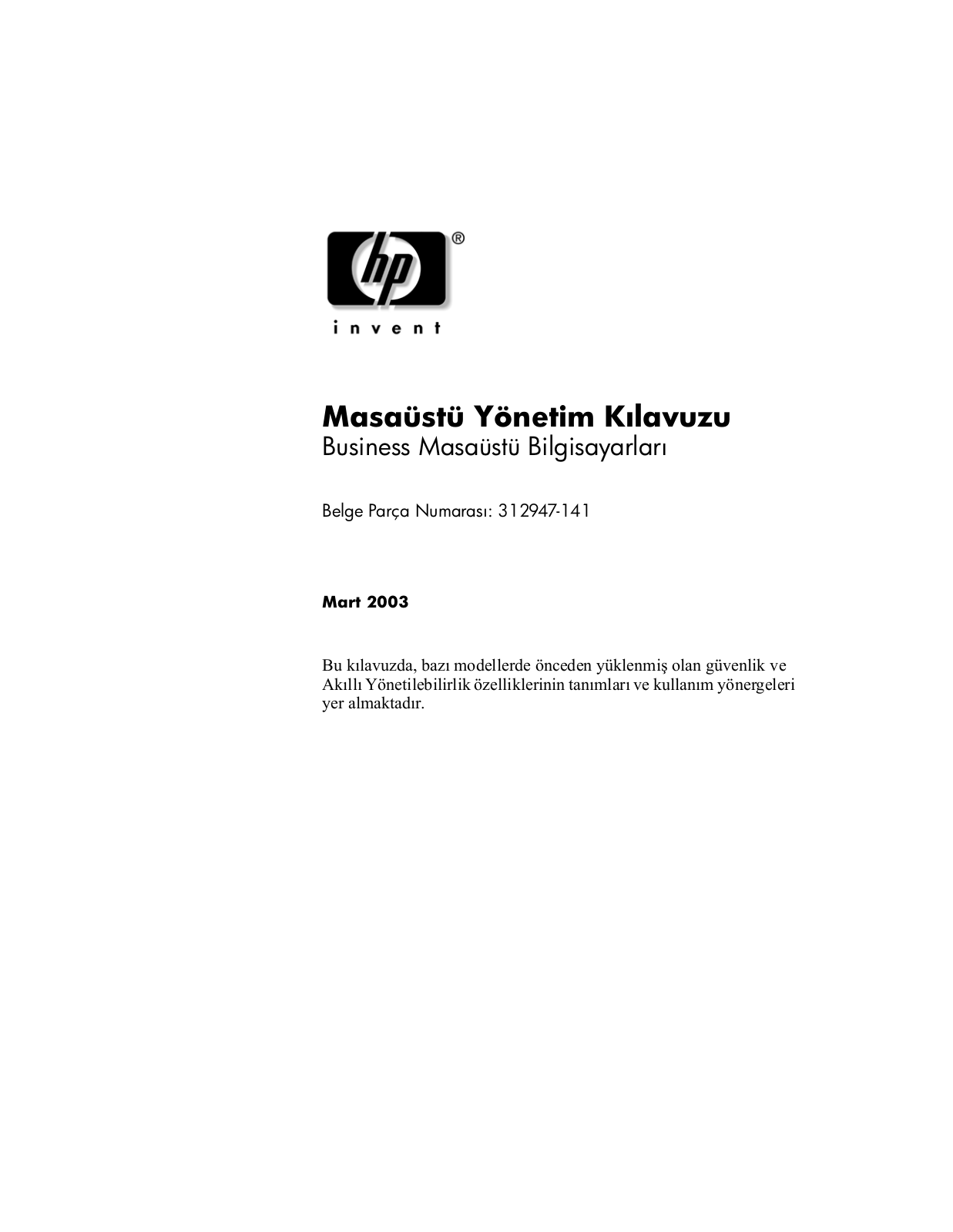 Hp D325 MICROTOWER, D325 SLIM TOWER, COMPAQ D530 SMALL, COMPAQ D330 MICROTOWER, COMPAQ D530 CONVERTIBLE MINITOWER User Manual