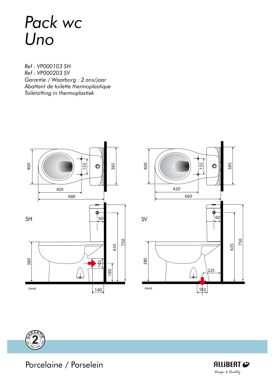 Allibert Uno User Manual