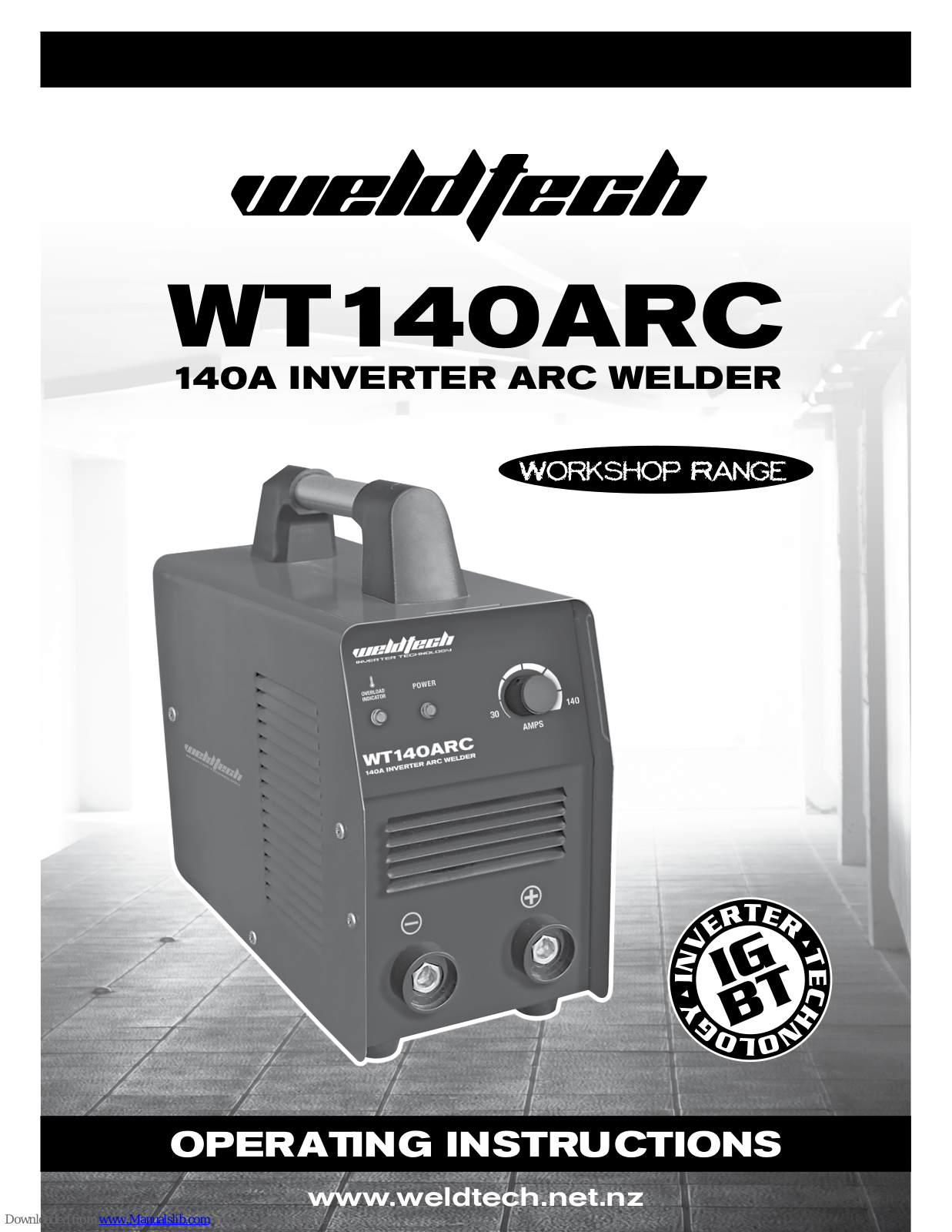 WELDTECH WT140ARC Operating Instructions - ManualMachine.com