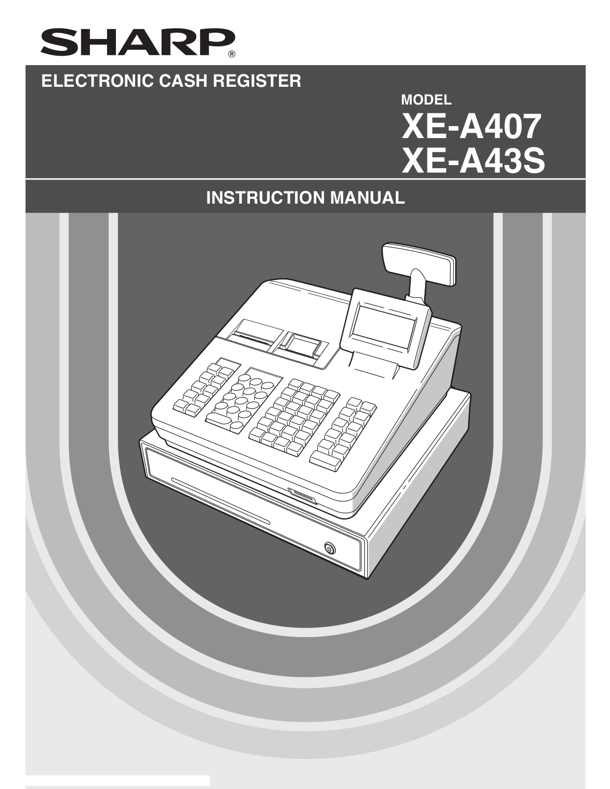 Sharp XE-A407 Instruction Manual