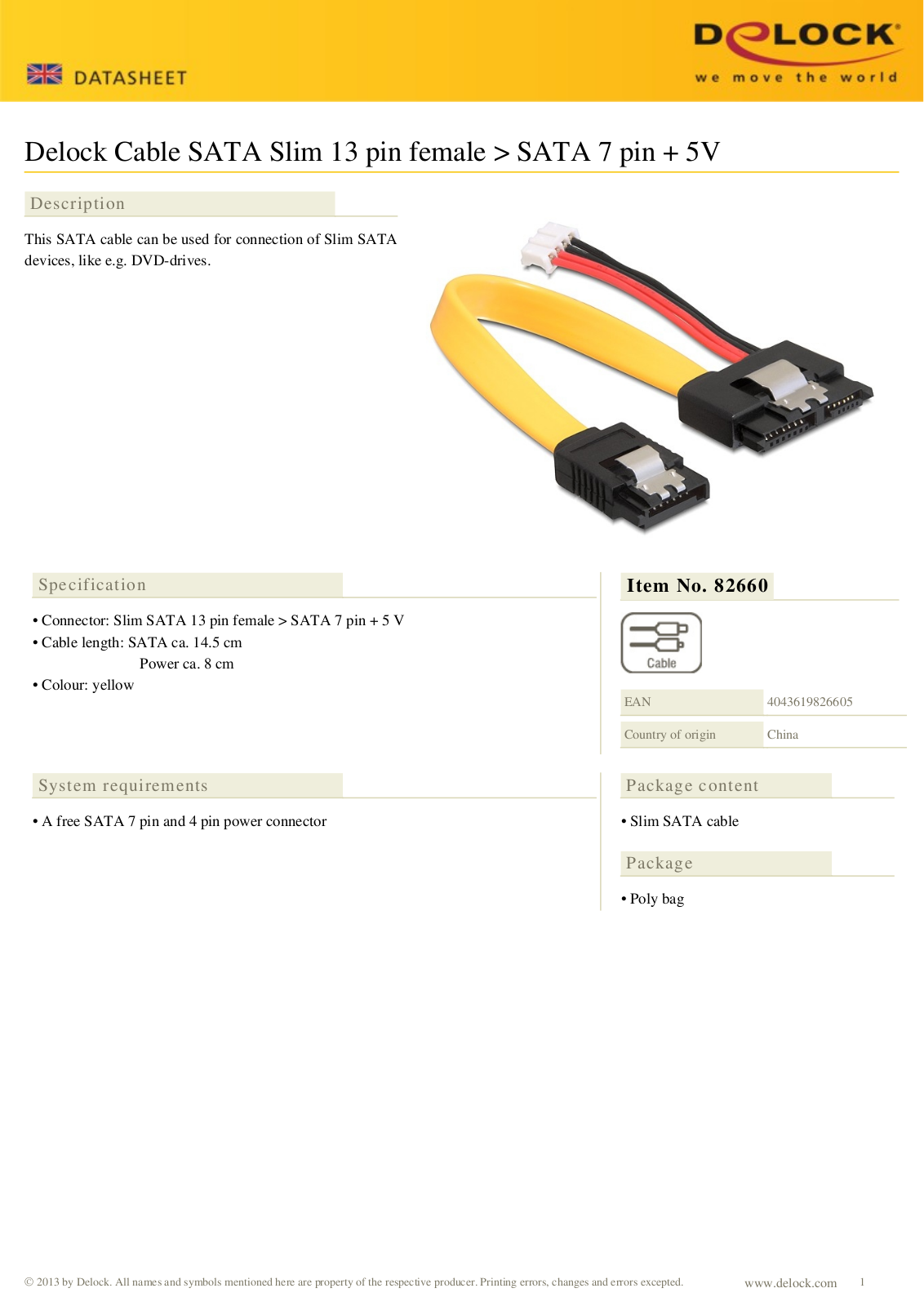 DeLOCK 82660 User Manual