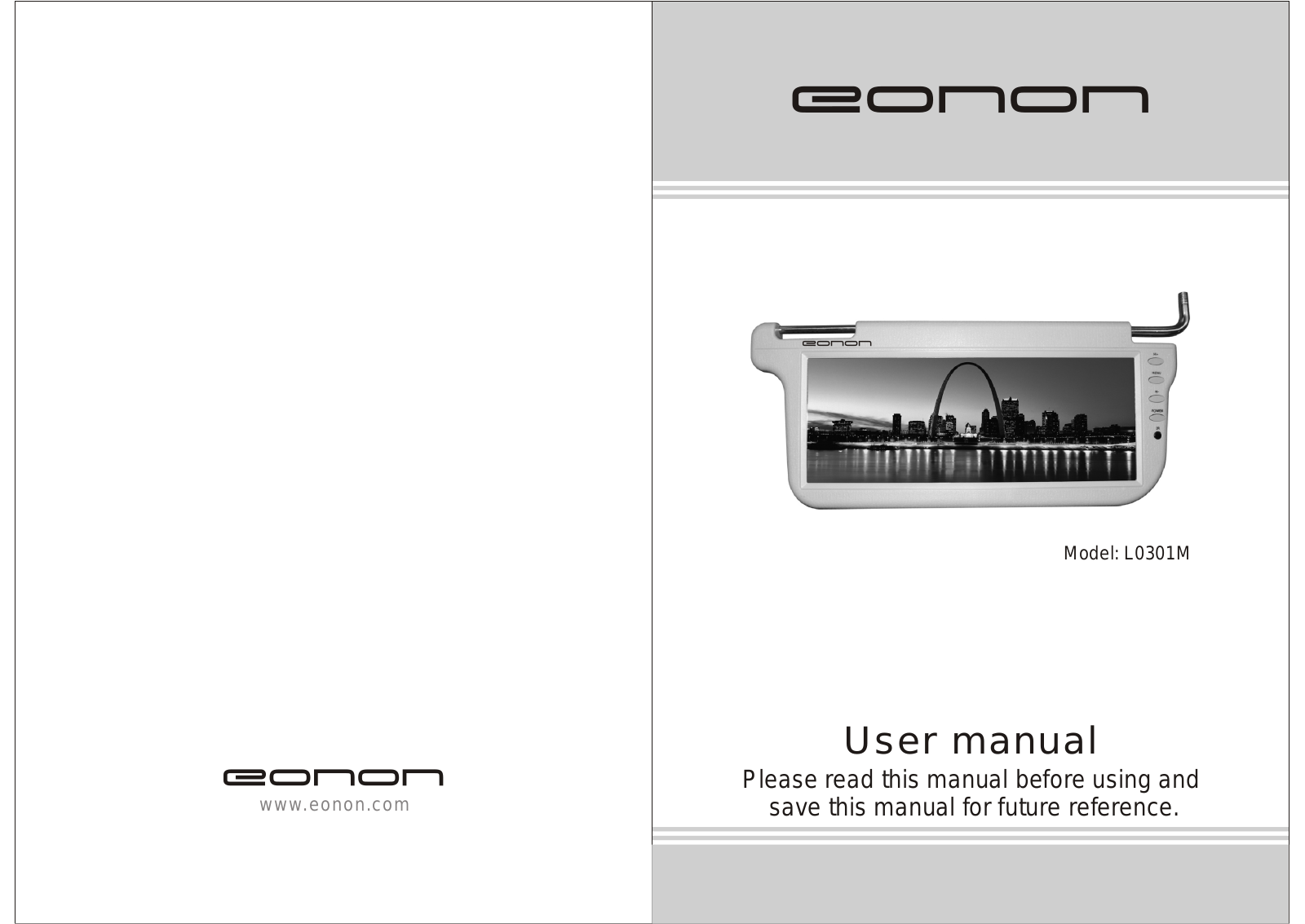 Eonon L0301M Instruction Manual