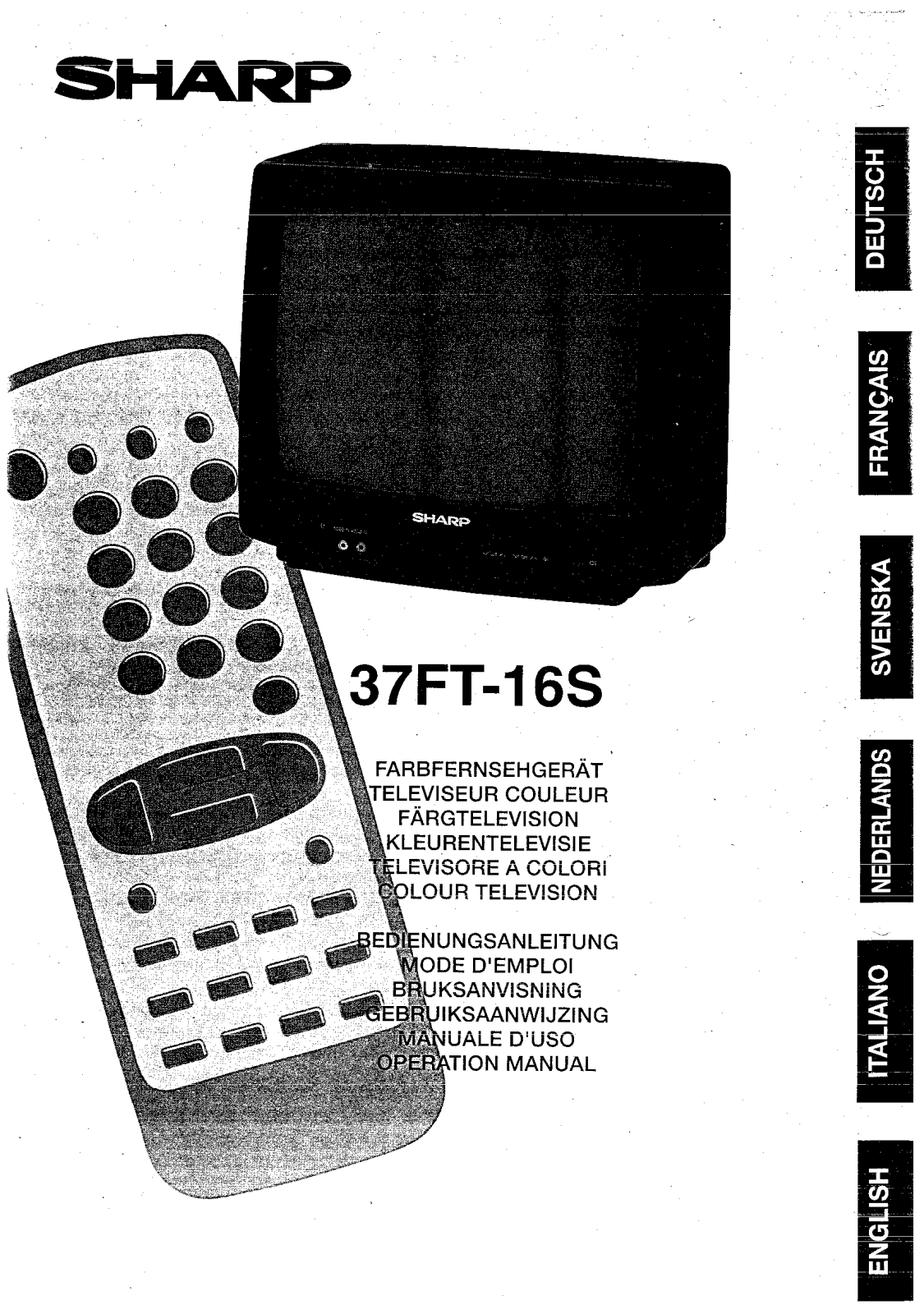 Sharp 37FT-16S User Manual