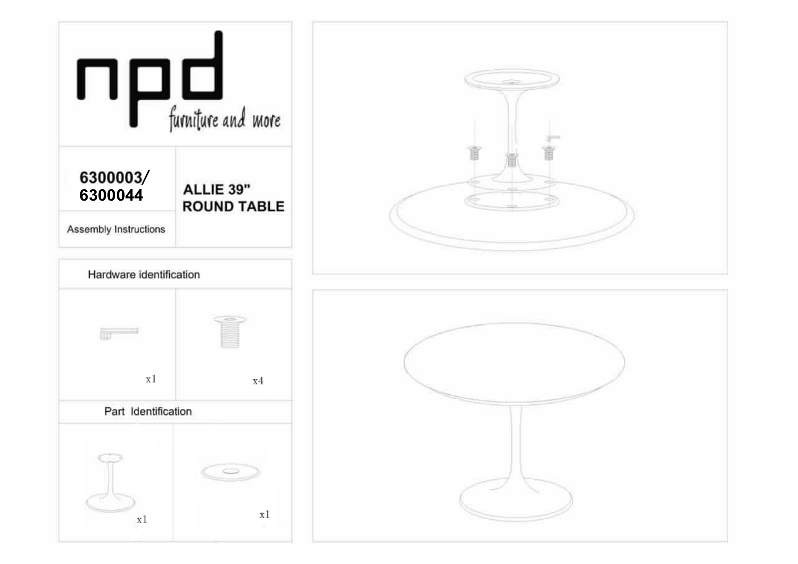 New Pacific Direct 6300044 User Manual