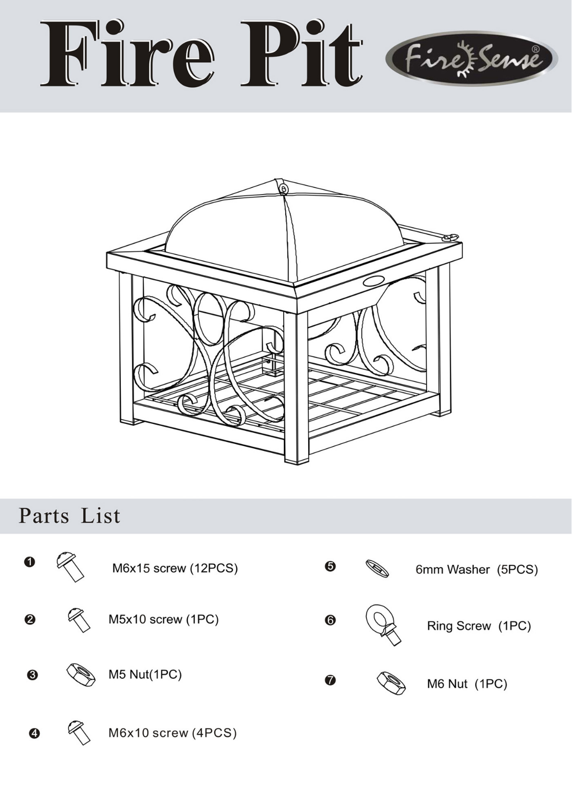 Well Traveled Living FireSense 60364 User Manual