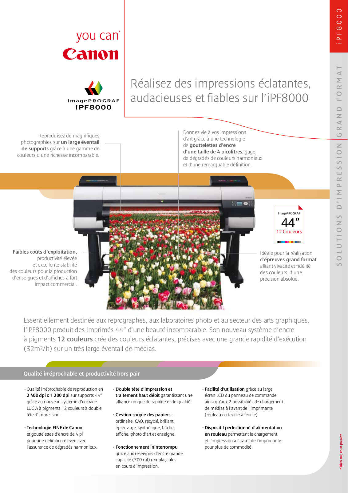 Canon IMAGEPROGRAF 8000 BROCHURE