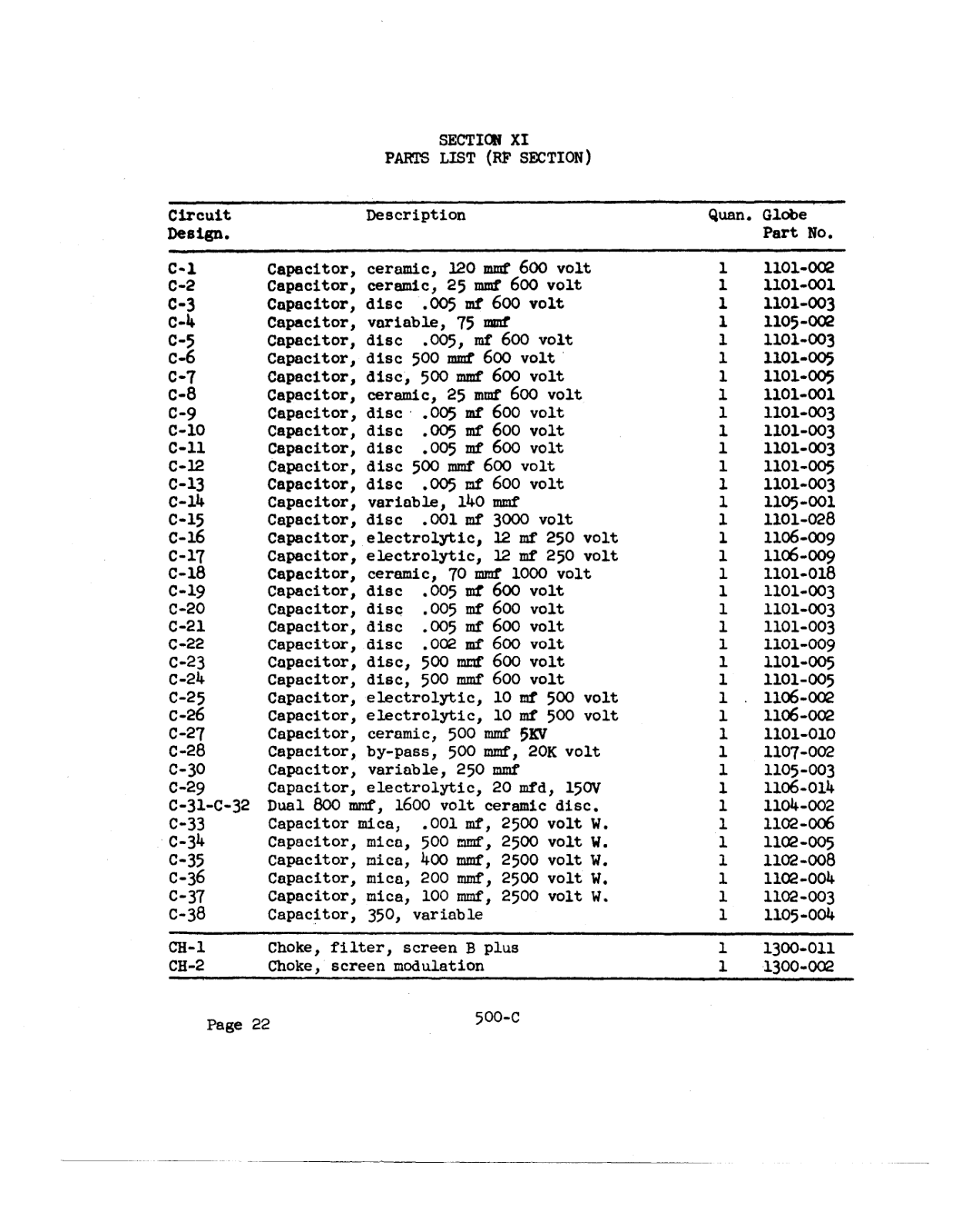 WRL KING-500c User Manual (PAGE 22)