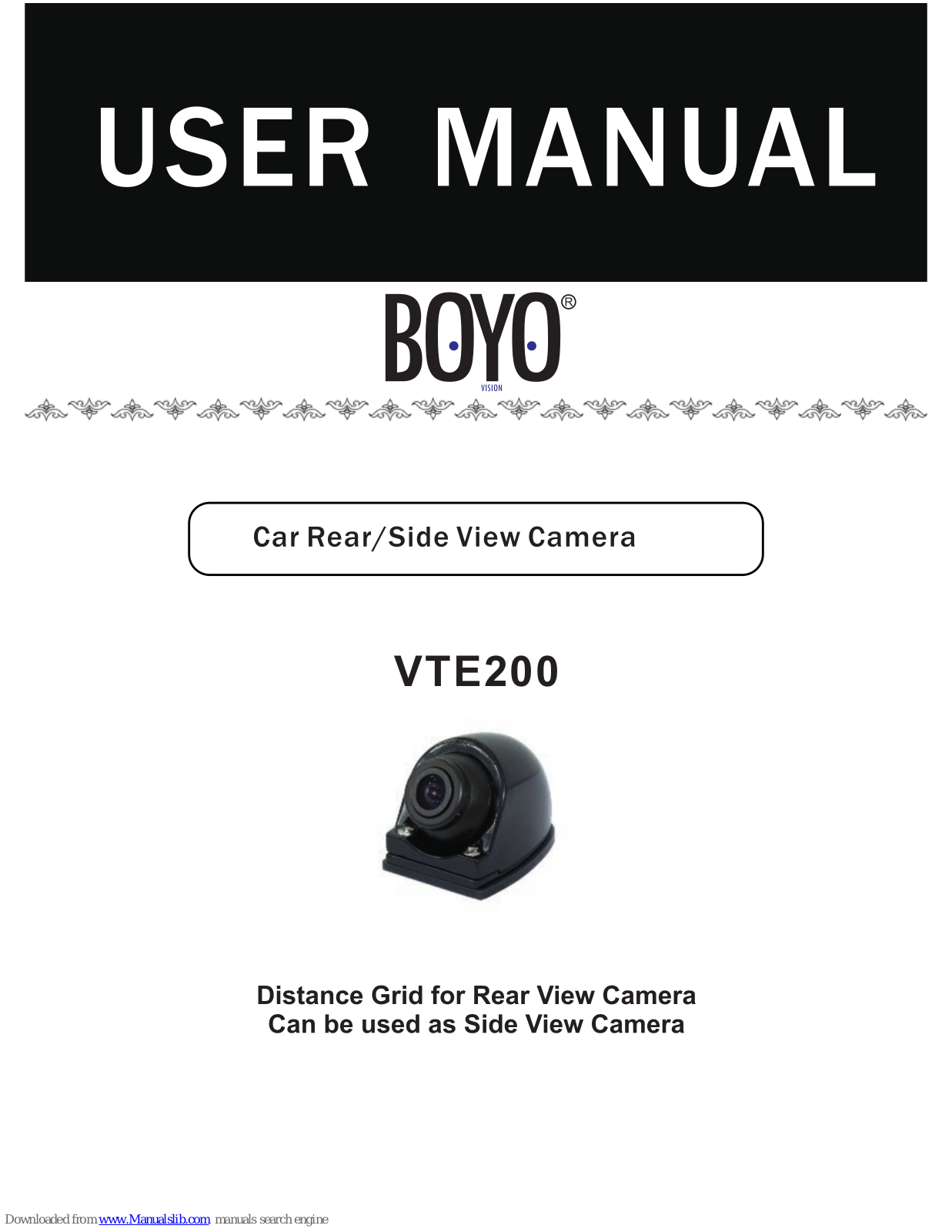 Boyo VTE200 User Manual - ManualMachine.com