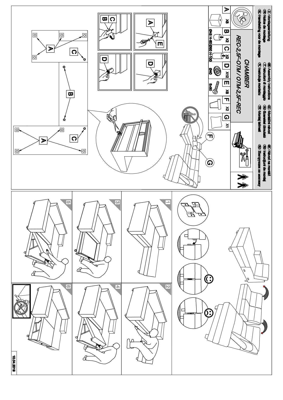 Home affaire Navan Assembly instructions