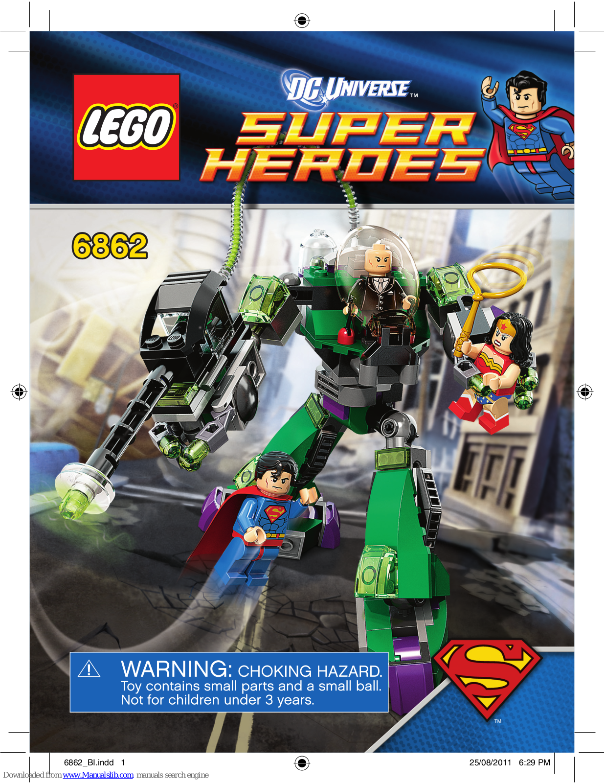 LEGO Super Heroes 6862, dc universe super heroes 4528 Assembly Manual