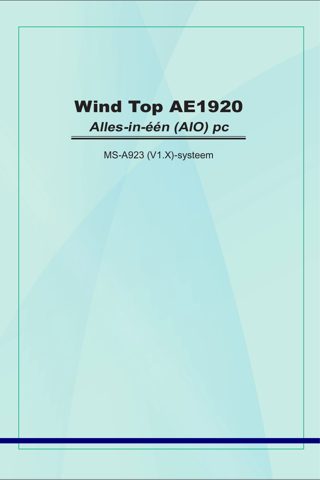 Msi WIND TOP AE1920 User Manual