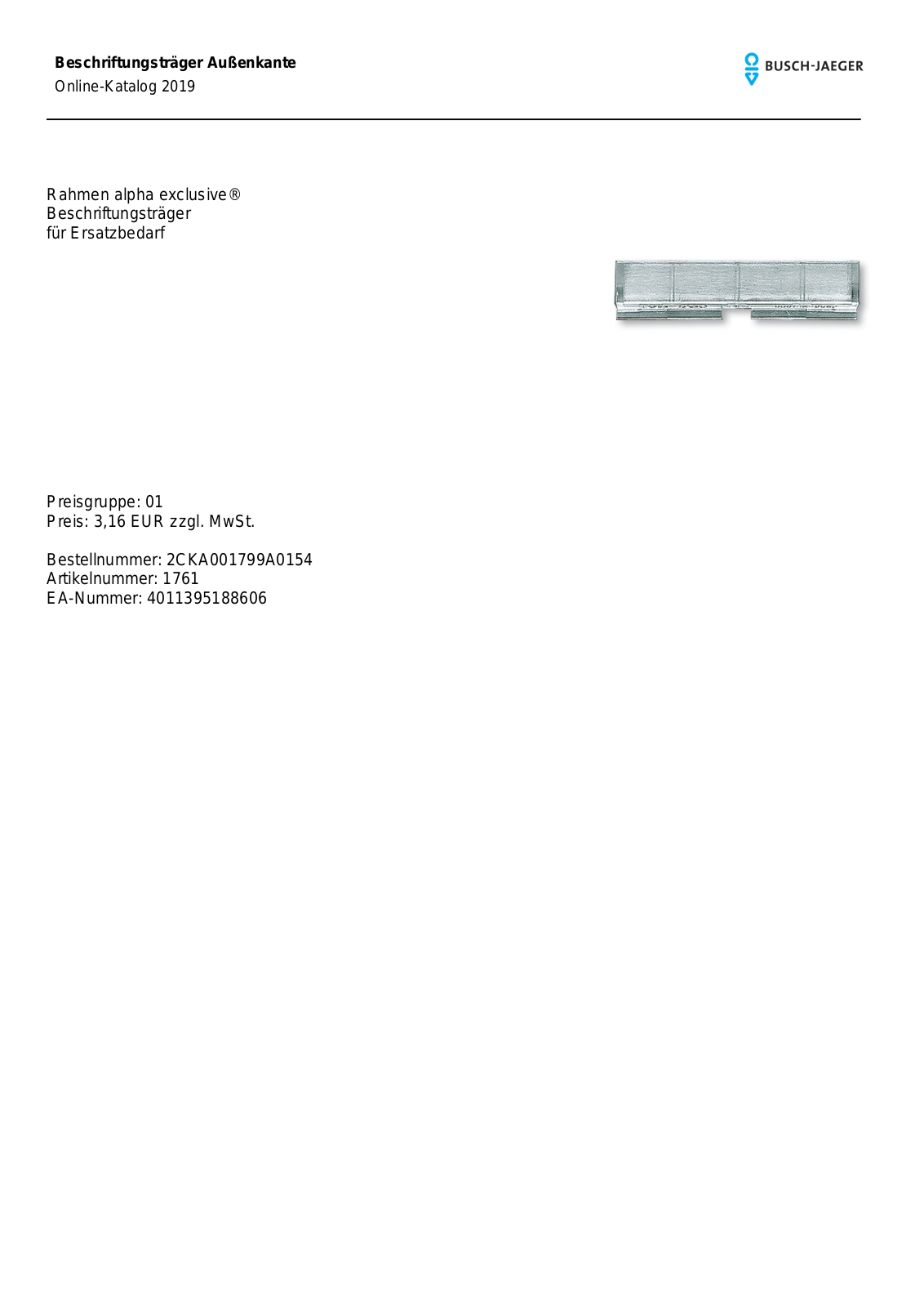 Busch-Jaeger 1761 User Manual - ManualMachine.com