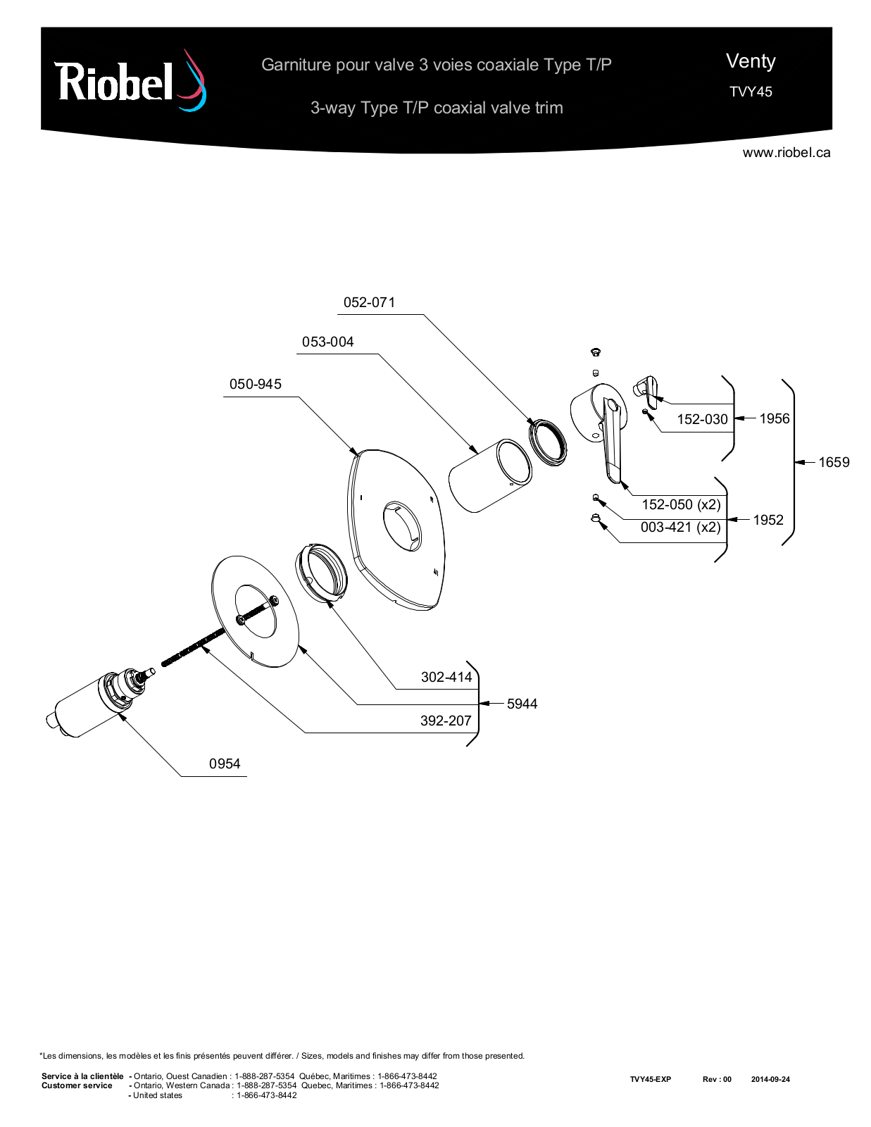 Riobel ROBL1503 Specifications - ManualMachine.com
