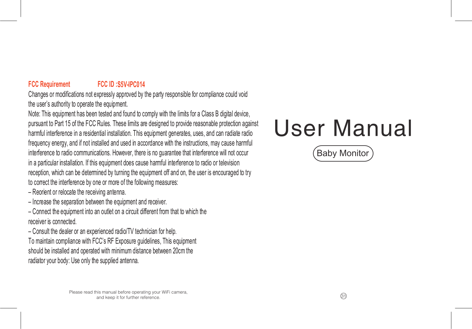 PROEXPRESS DISTRIBUTOR IPC014 Users manual