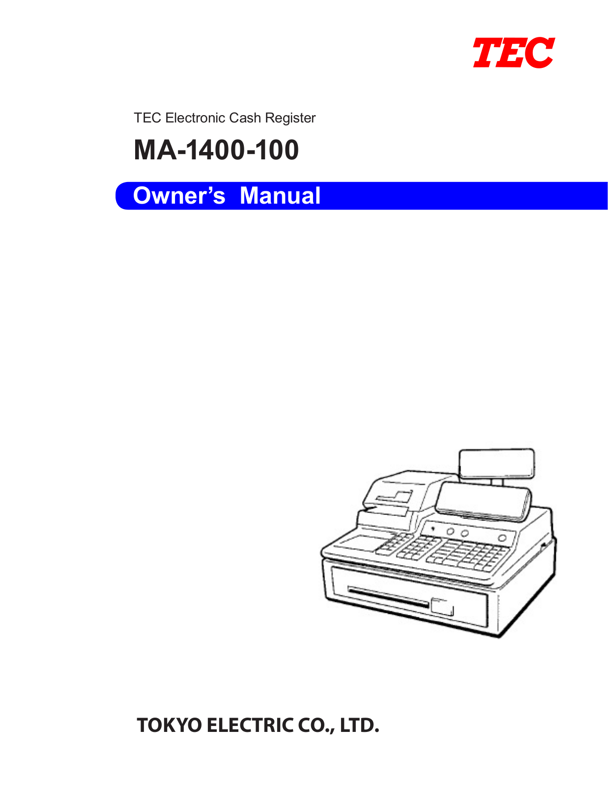 Toshiba MA-1400 User Manual