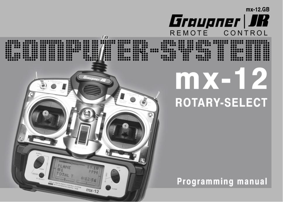 Graupner 4754, mx-12 User guide