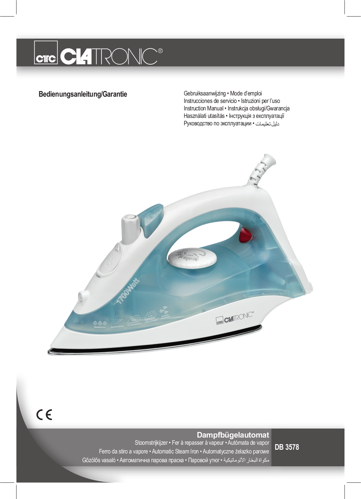 Clatronic DB 3578 User guide