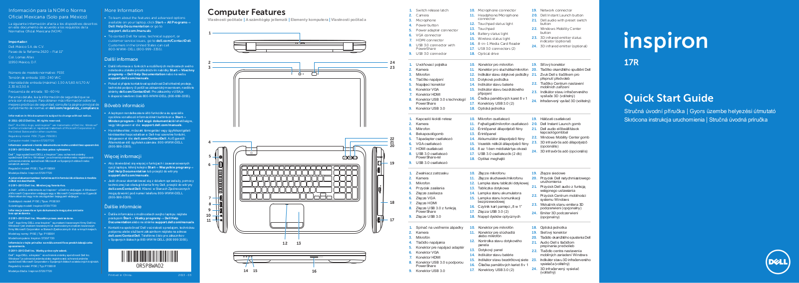 Dell Inspiron 17R 5720, Inspiron 17R SE 7720 User Manual