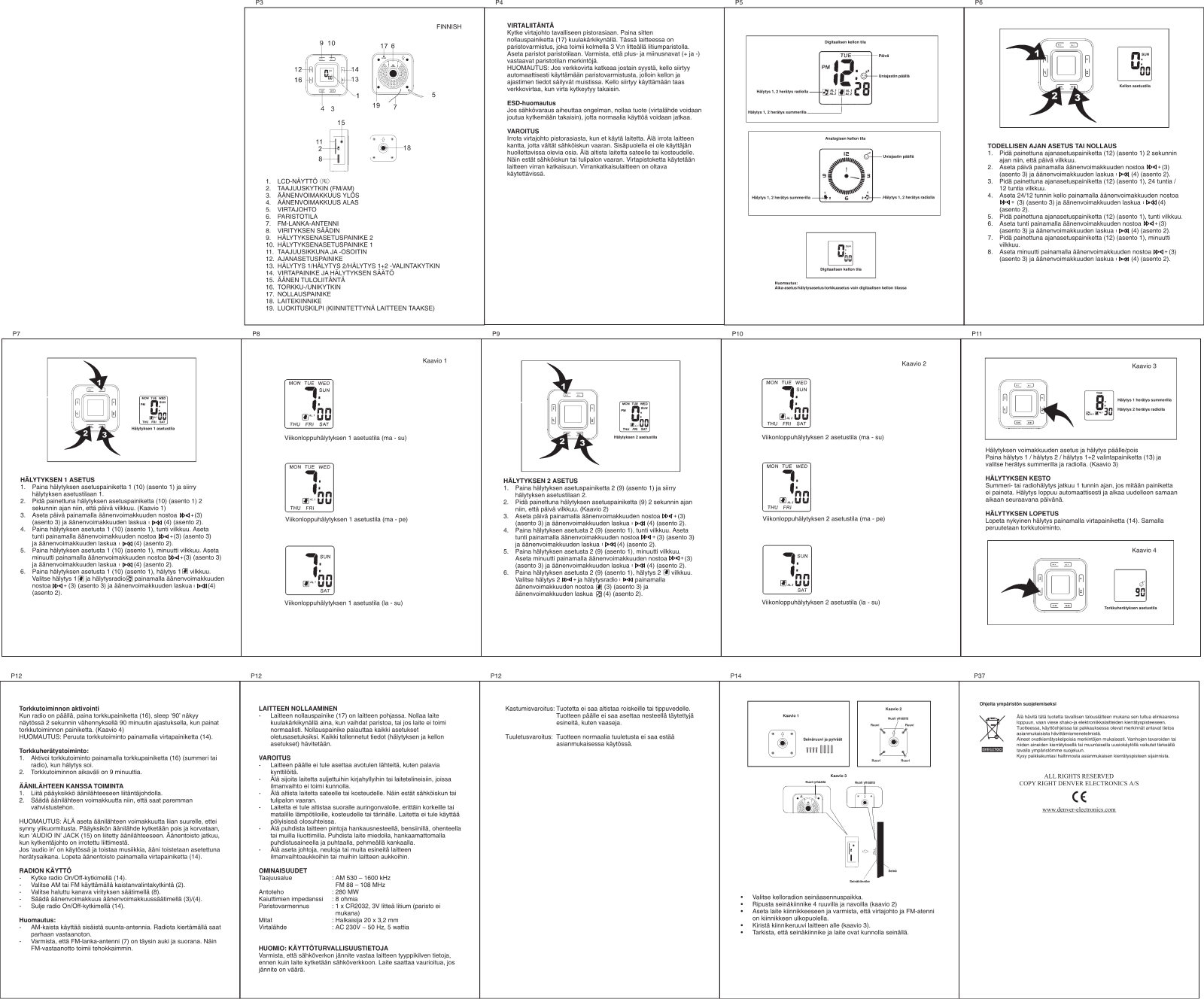 Denver CR-515 User Manual