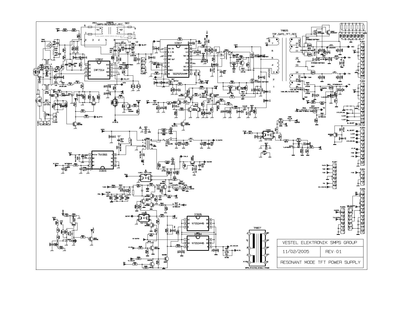 Vestel 17PW15-1 Schematic