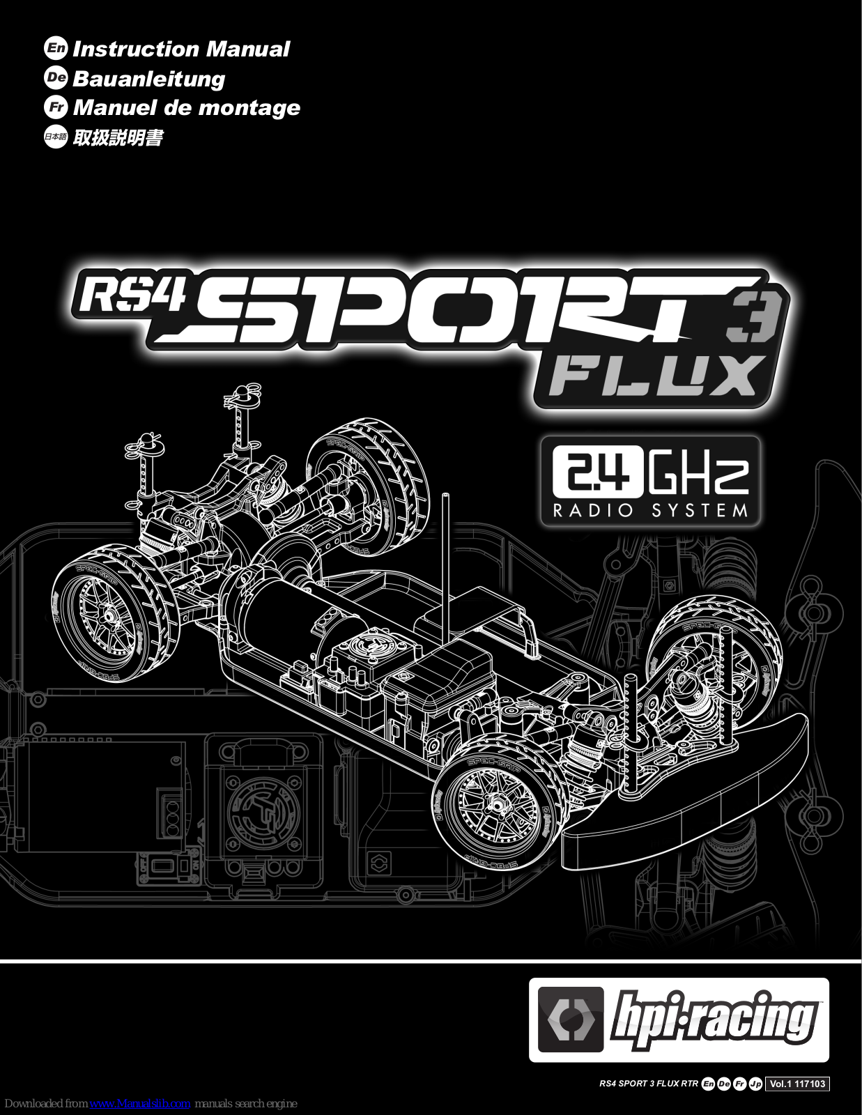 HPI Racing rs4 SPORT 3 FLUX, rs4 SPORT 3 Instruction Manual