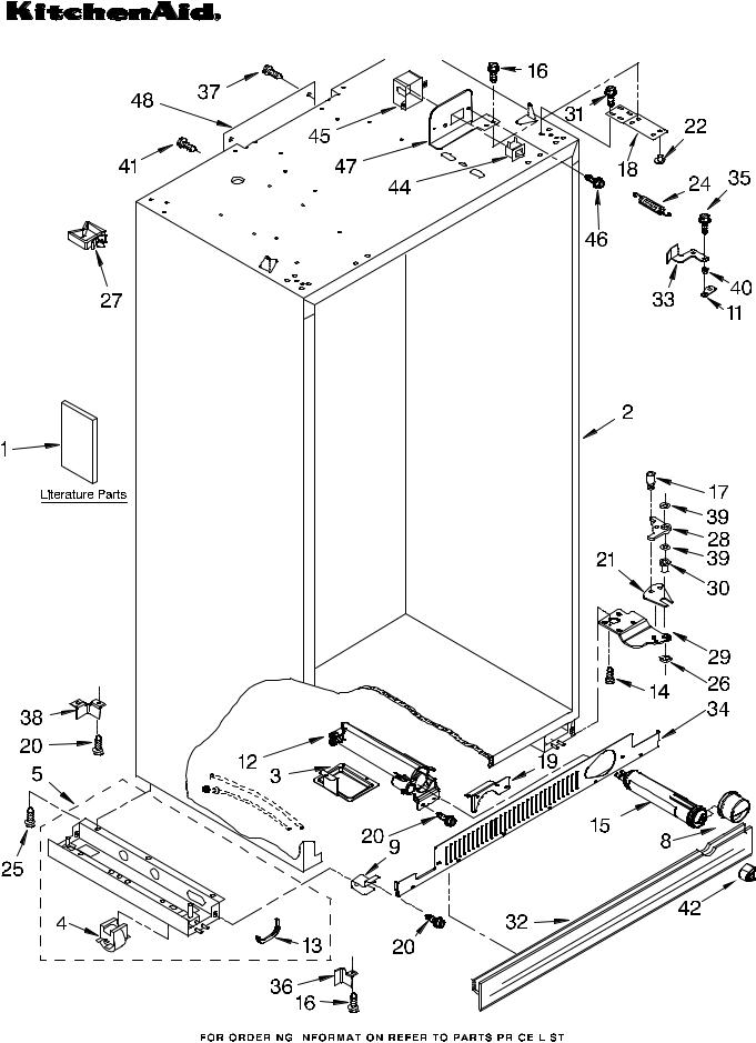 KitchenAid KSSO36FTX00 Parts List