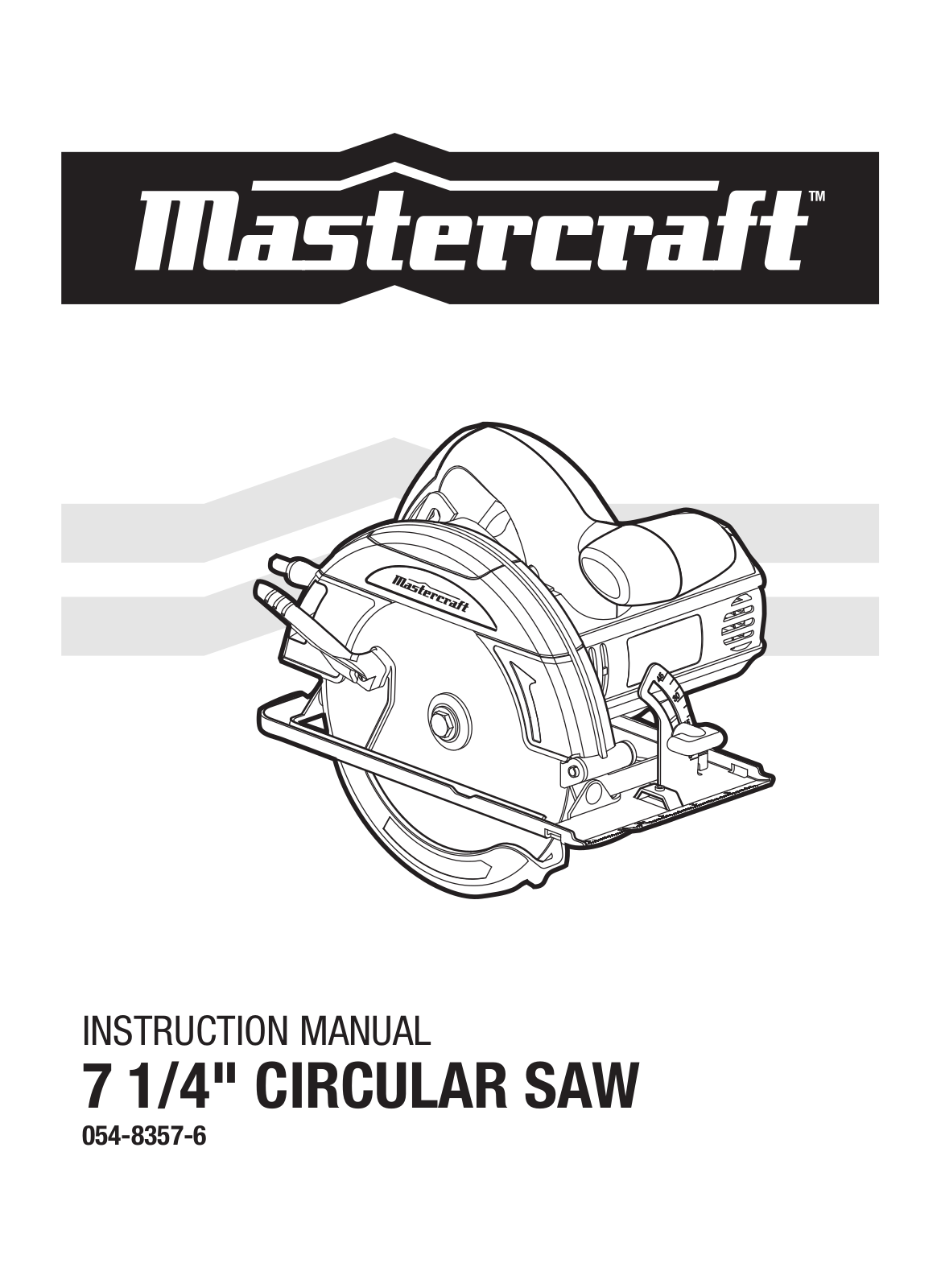 MasterCraft 054-8357-6 Instruction Manual