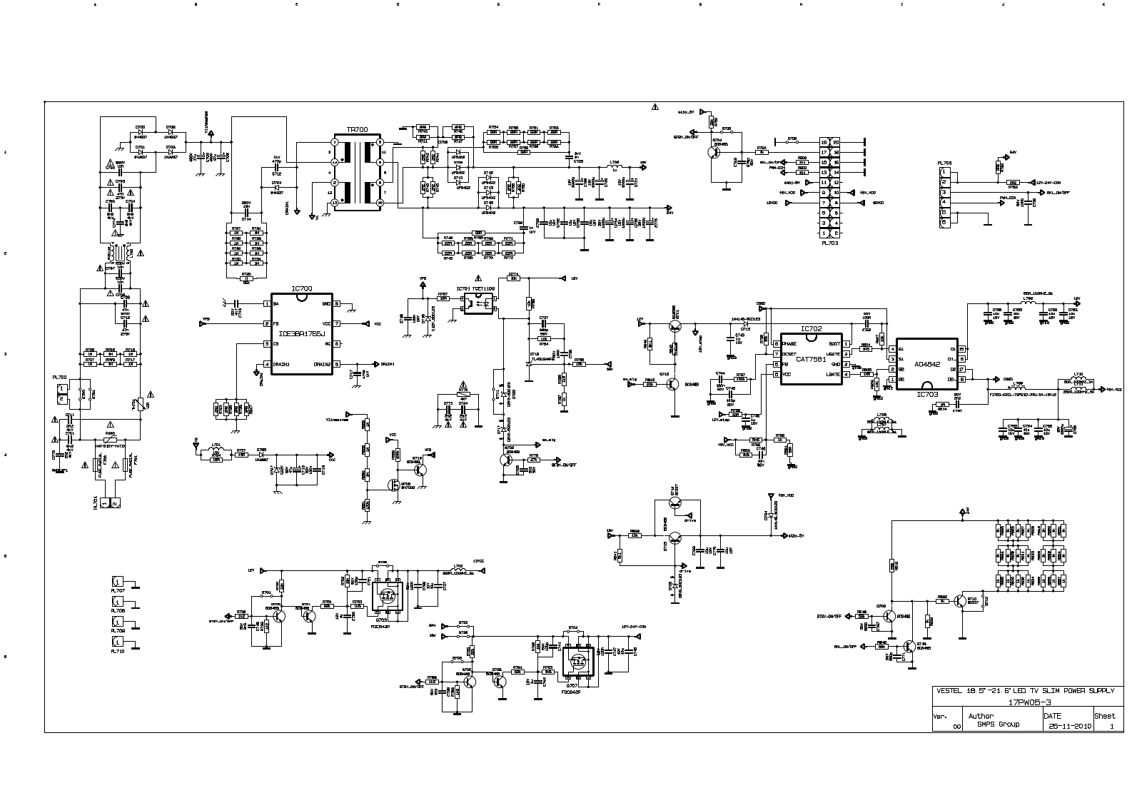 Vestel 17PW80-1 schematic