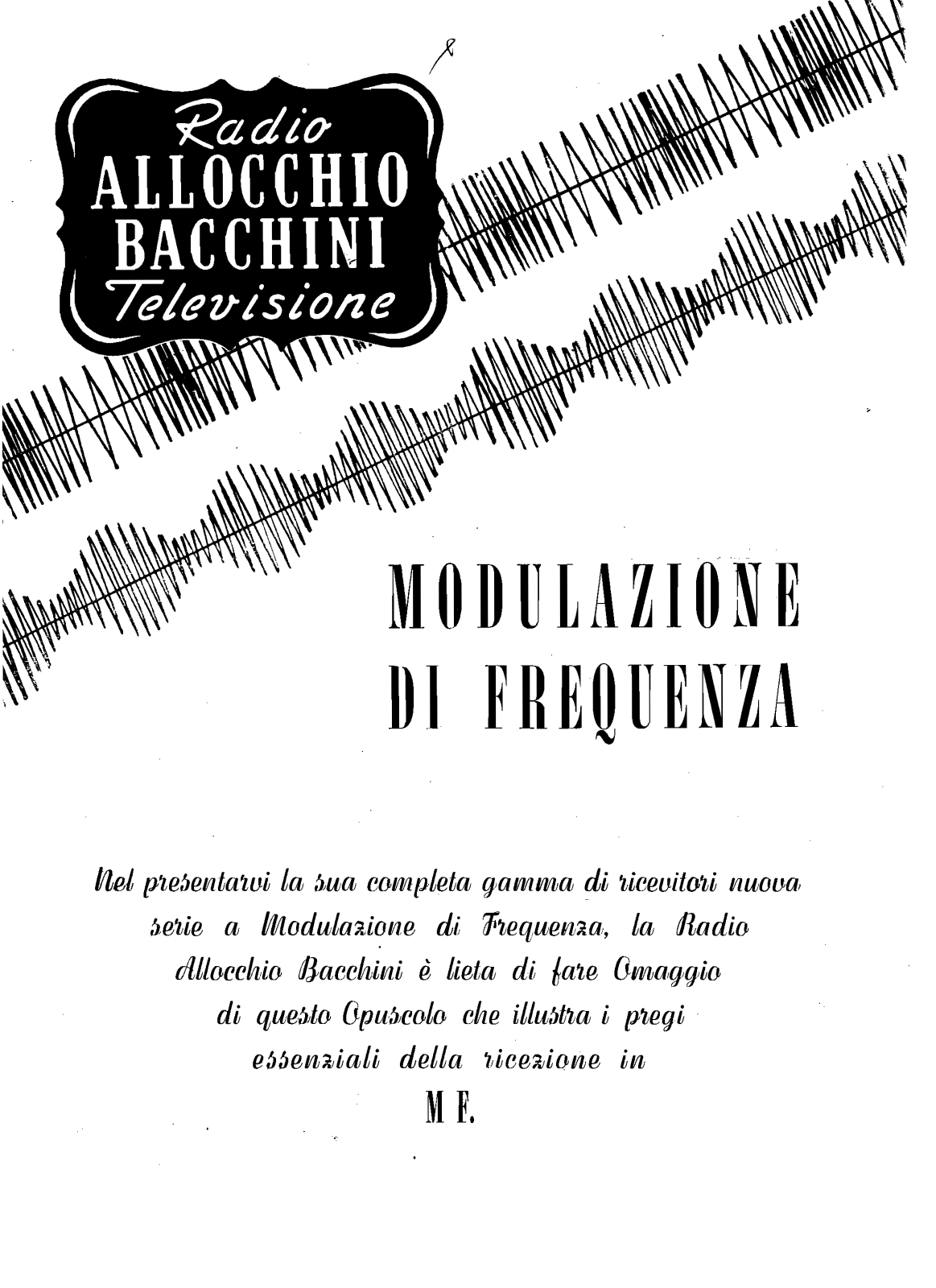 Allocchio Bacchini opuscolo schematic