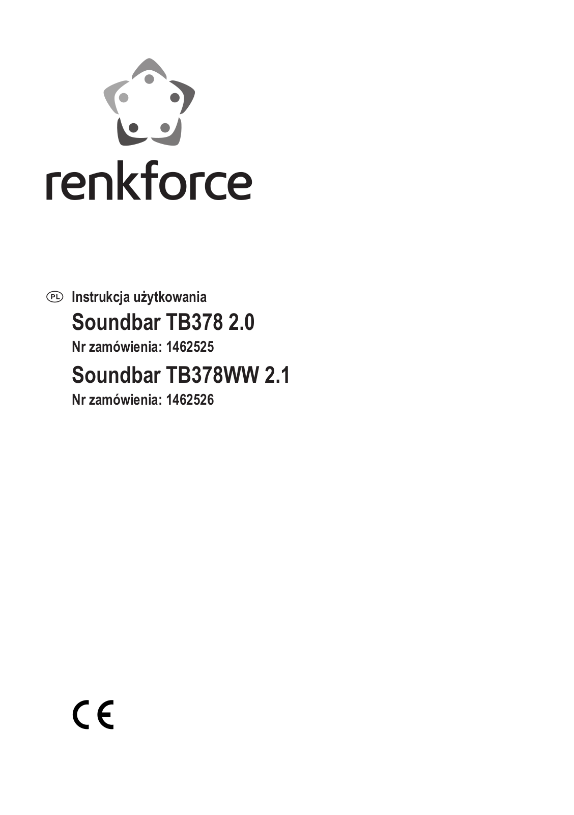 Renkforce 1462525, 1462526 Operating Instructions