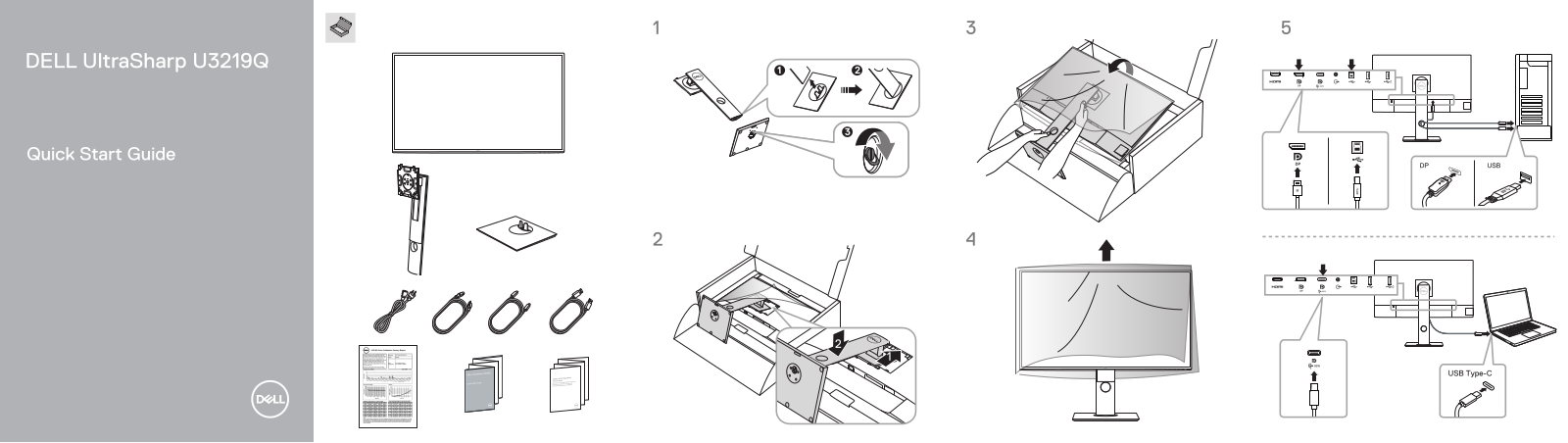 Dell U3219Q Quick Start Guide