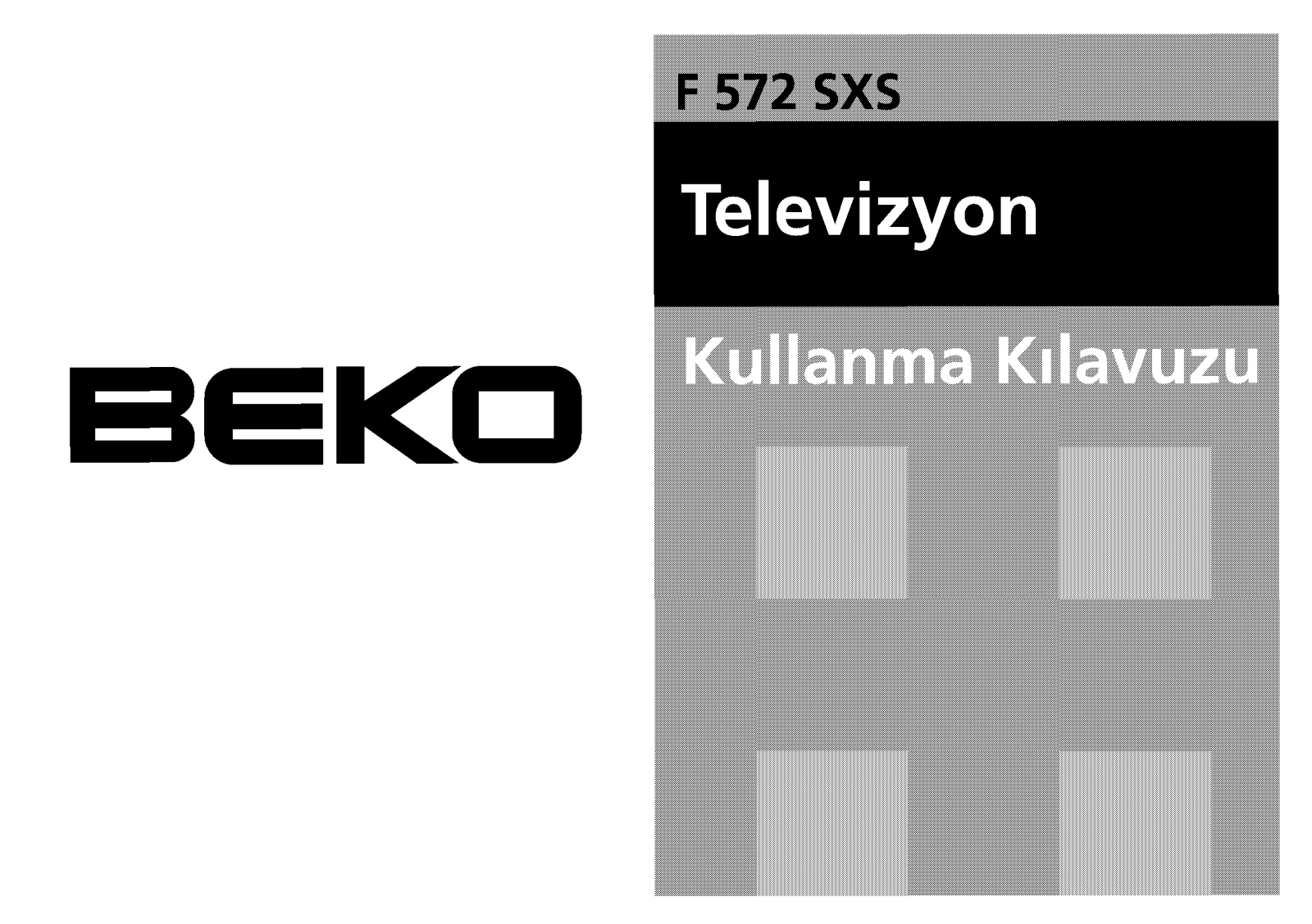 Beko F 572 SXS User Manual