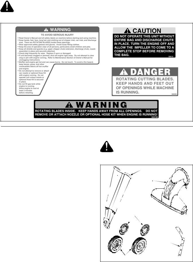 White Chipper Shredder Operators Manual # yardboss 950 