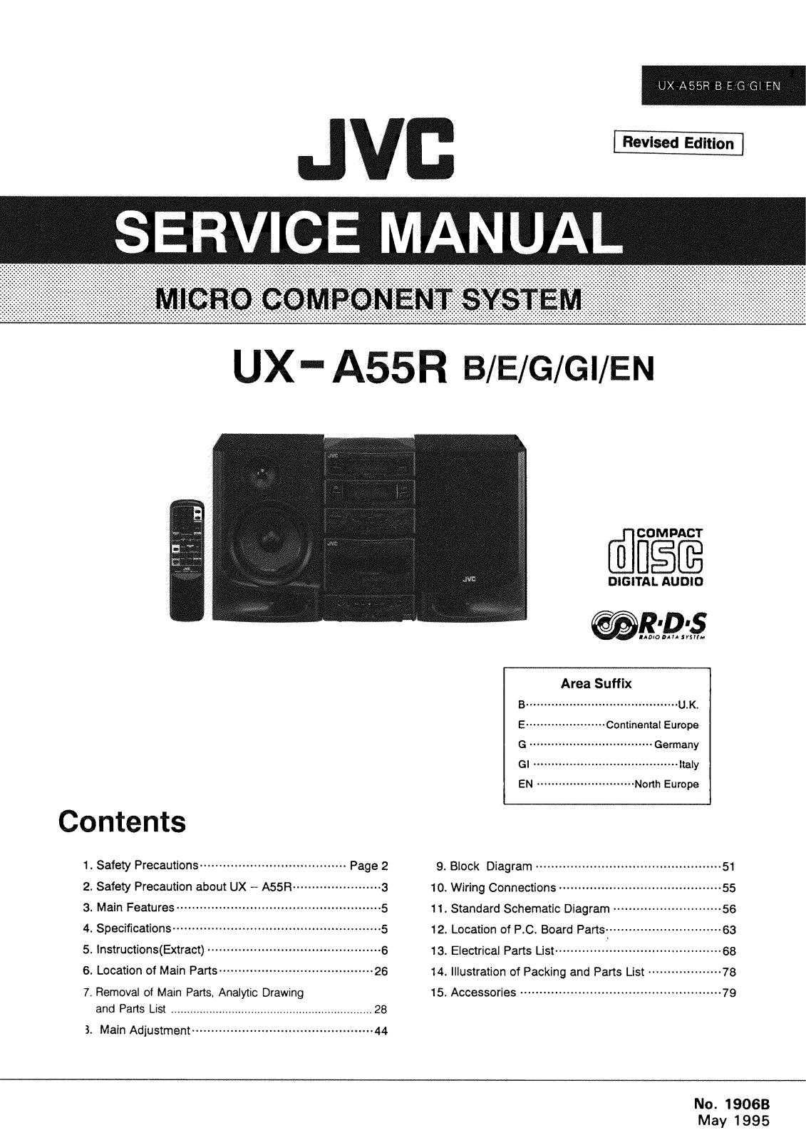 JVC UXA-55-R Service manual