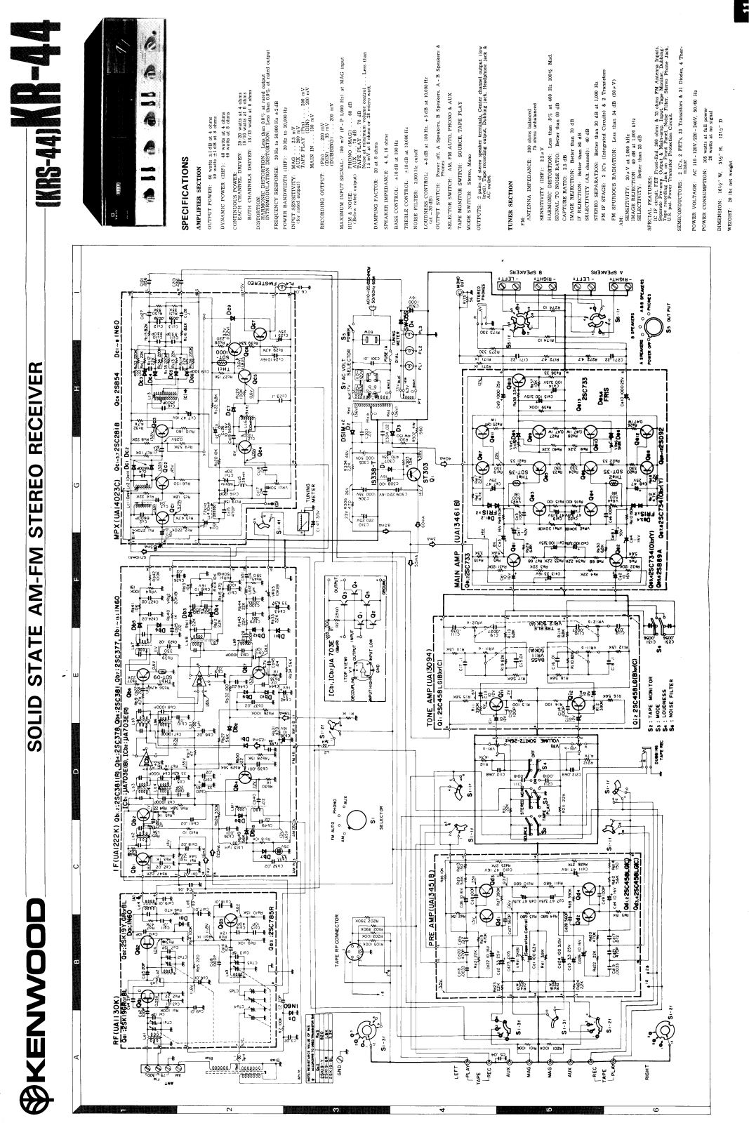 Kenwood KRS-44 Schematic