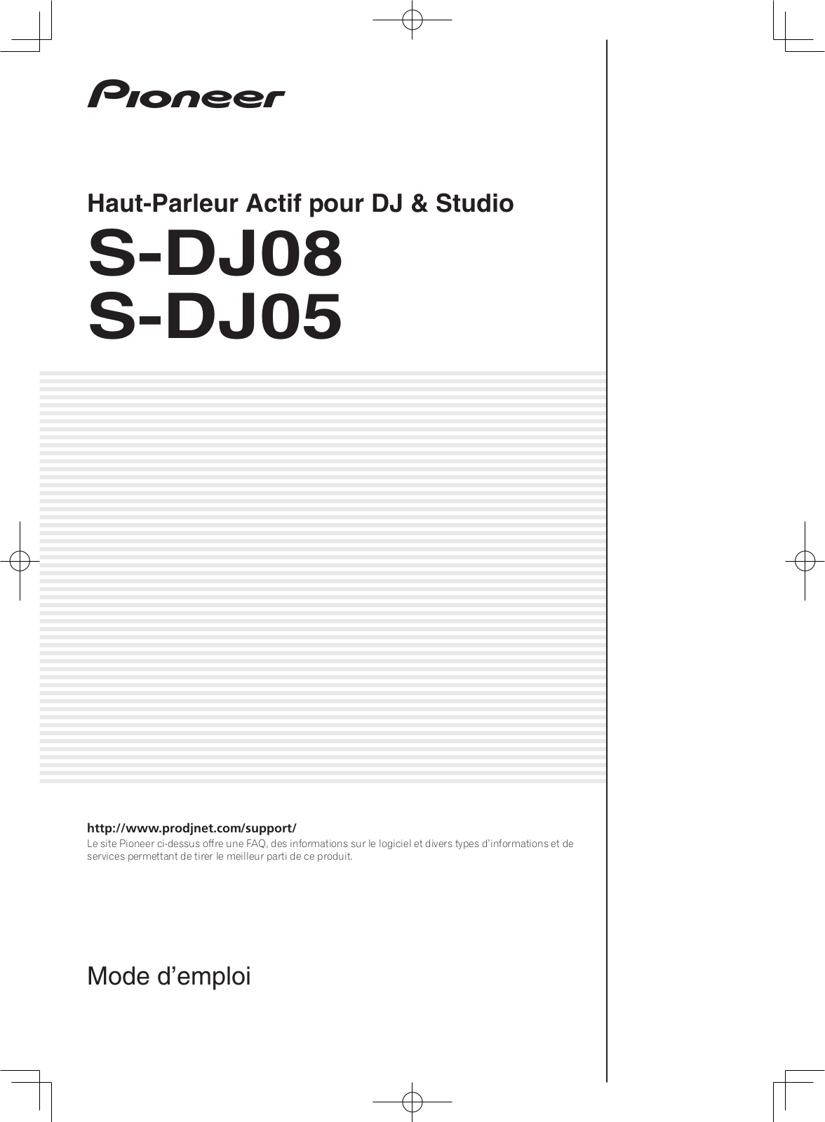 Pioneer S-DJ08, S-DJ05 User Manual 2