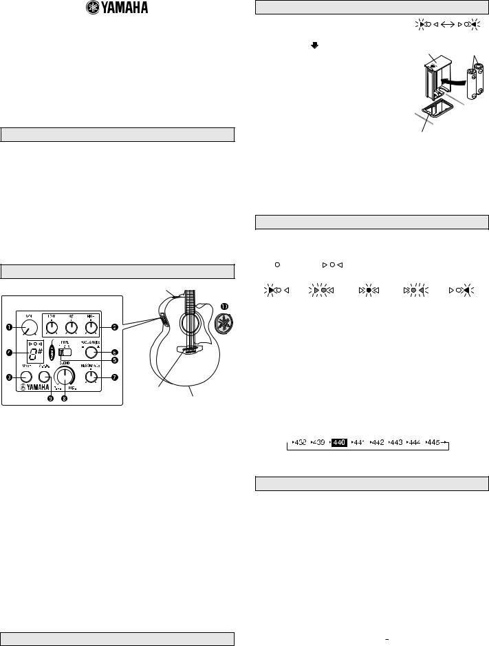 Yamaha CPX1200II, A3R, LJX16CPII, APX1200II, CPX1000 User Manual